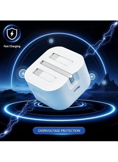 OMAKSS iPhone 16 Max Pro, iPhone 16 Pro, I phone 16,  Phone15 Pro Max, iPhone 15 Pro, iPhone 15 Charger With USB C Port 35 Watt with 1M iPhone Fast Charging Cord Type C to C for iPhone 16 / 15 Pro max/15 Pro/15 plus/15, Samsung S24 and all USB C mobiles / Tabs  - Image 5