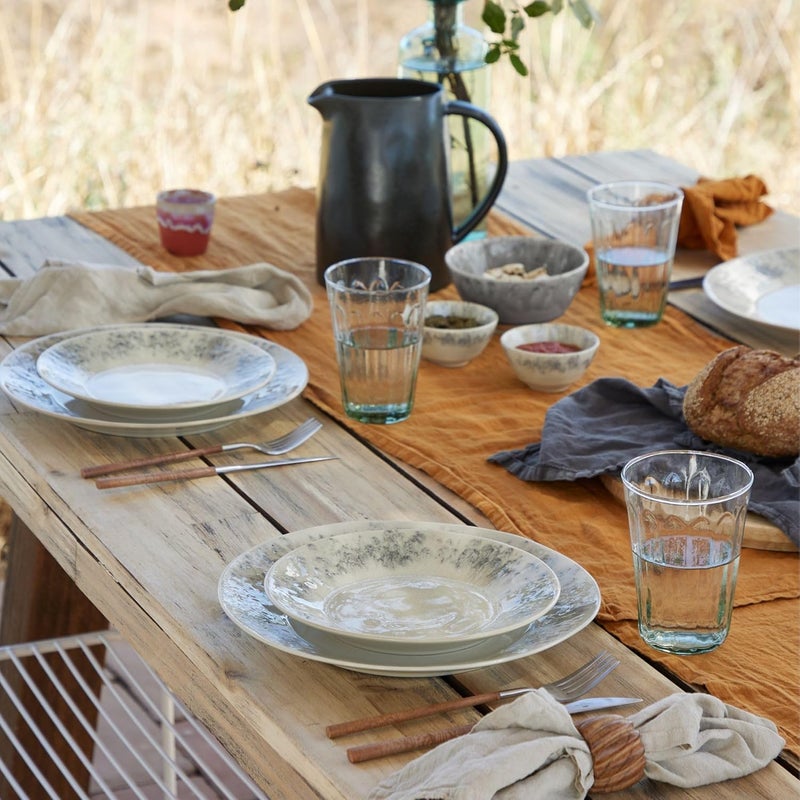 Costa Nova Ceramic Stoneware Salad Plate  Madeira Collection Cream  Microwave  Dishwasher Safe Dinnerware  Food Safe Glazing  Restaurant Quality Tableware - Image 5