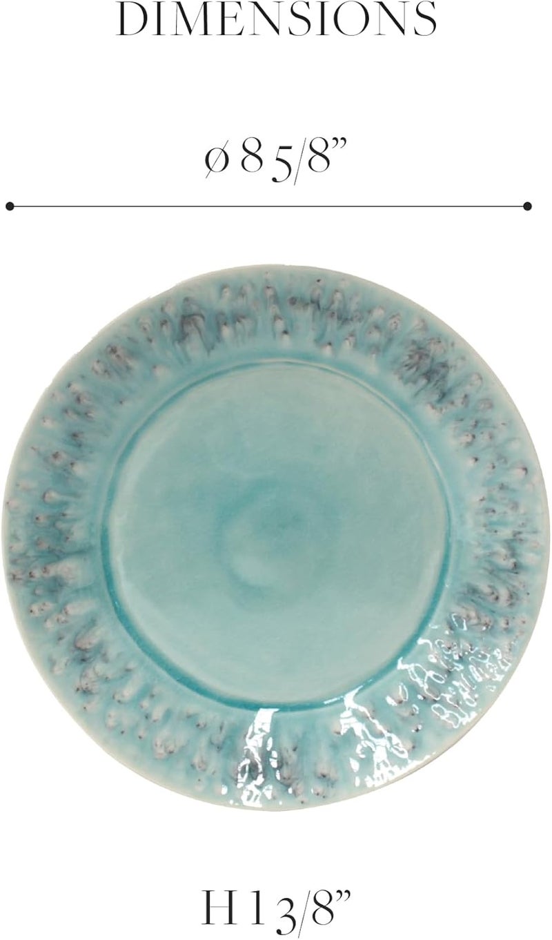 Costa Nova Ceramic Stoneware Salad Plate  Madeira Collection Cream  Microwave  Dishwasher Safe Dinnerware  Food Safe Glazing  Restaurant Quality Tableware - Image 2