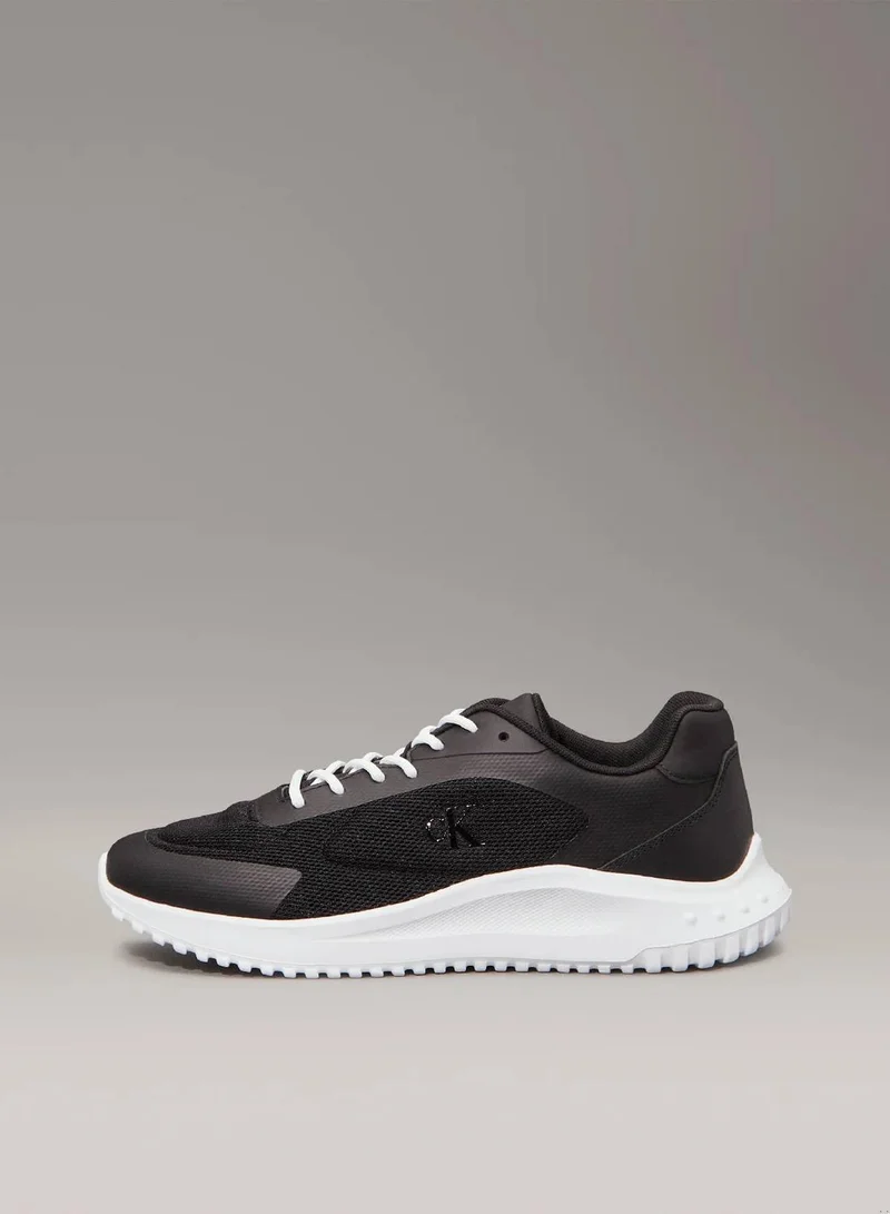 Calvin Klein Jeans Ck Black/ Bright White Mesh Trainers for Men | Best Price UAE