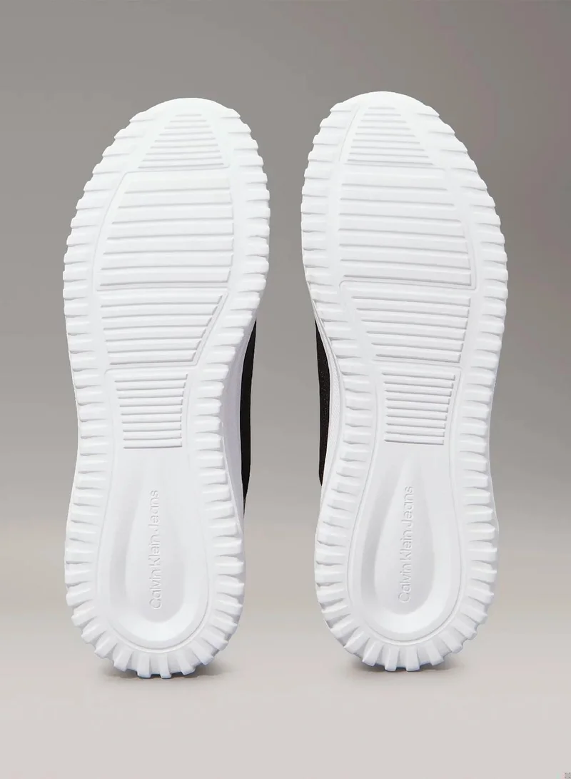 Calvin Klein Jeans Ck Black/ Bright White Mesh Trainers for Men | Best Price UAE