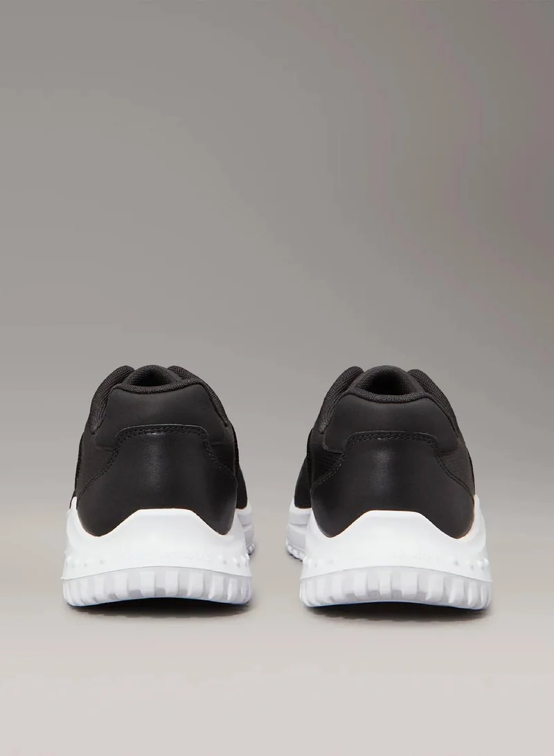 Calvin Klein Jeans Ck Black/ Bright White Mesh Trainers for Men | Best Price UAE