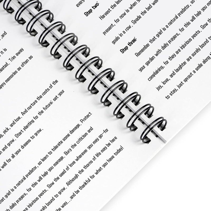 RAYSON Double Loop Binding Wires 3/4 Inch - 3 to 1 Pitch Wire Binding Capacity 165 Sheets, 11 inch Length, 32-Loop Black Wire Ring Pack of 50 to Bind Reports and Projects - Image 3