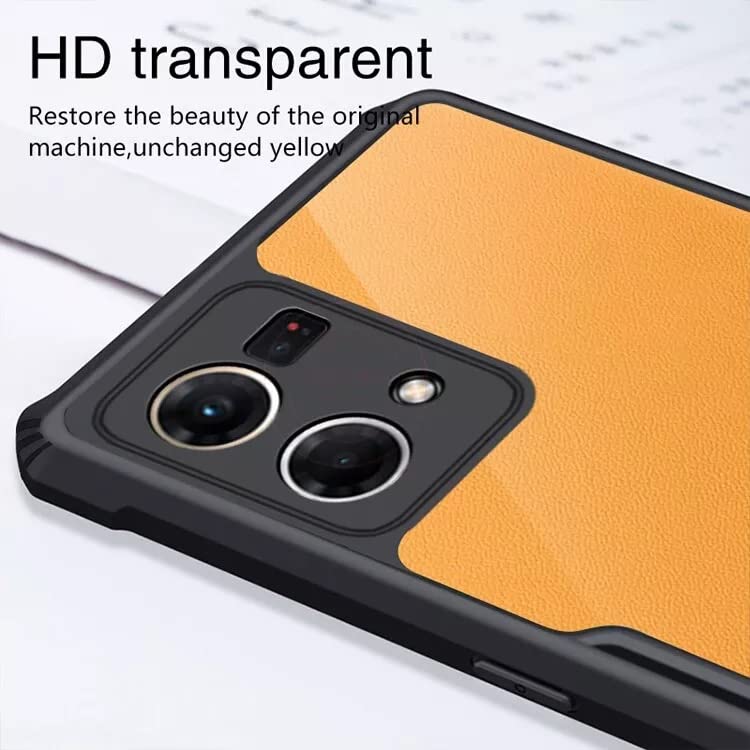 REALCASE Oppo F21s Pro 4G/ F21 Pro 4G Back Cover Case | Silicone & Acrylic Clear Soft Transparent | Shock Proof Bumper Back Cover Case for Oppo F21s Pro 4G/ F21 Pro 4G (X Black) - Image 4