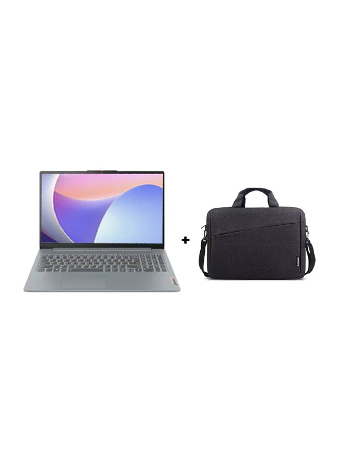 لينوفو كمبيوتر محمول IdeaPad Slim 3 بشاشة مقاس 15.6 بوصة ومعالج Core i3-1315U وذاكرة وصول عشوائي سعة 8 جيجابايت ومحرك أقراص SSD سعة 512 جيجابايت وبطاقة رسومات Intel Iris XE ونظام تشغيل Windows 11 Home مع كمبيوتر محمول Lenovo مقاس 15.6 بوصة - Image 1