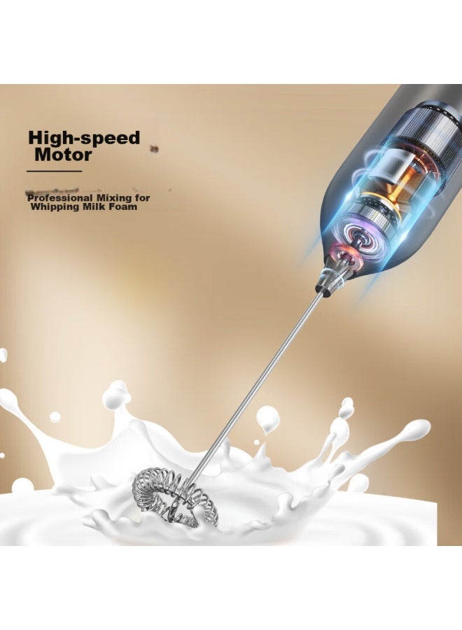 CircleJoy Circle Joy Star And Moon Electric Milk Frother, Coffee Milk Frother For Home Use, Handheld Milk Frother And Egg Beater - Image 4