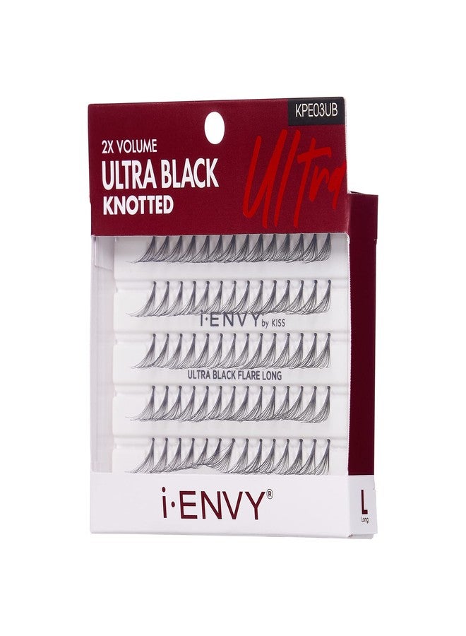 iEnvy KISS Ultra Black Individual Lashes Ultimate Volume 70 Individual Long Lashes False Lashes - Image 5
