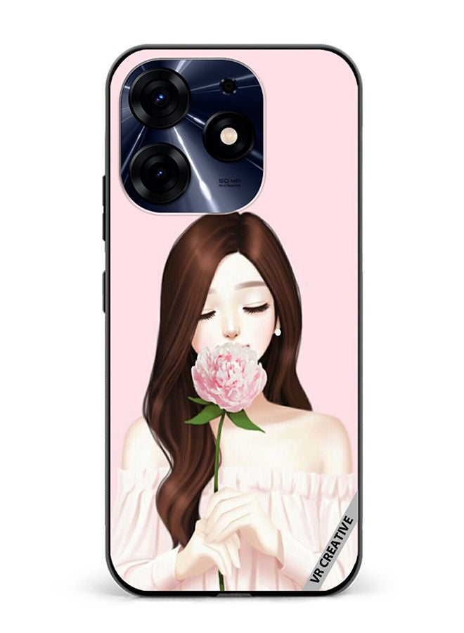 VR CREATIVE Protective Case Cover For Tecno Spark 10 Pro Rosy Design Multicolour - Image 1