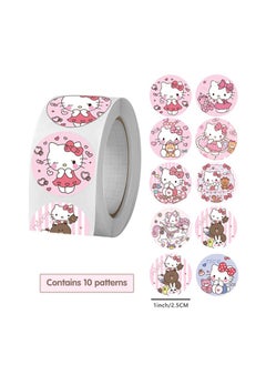 Lemon 2000PCS Motivational Stickers for Kids, 4 Rolls 20 Designs Motivational Stickers, Waterproof Cute Cartoon Vinyl Stickers, ,Children's Gifts, Envelope Stickers, Sticker Gifts, Anime Sealing Stickers  - Image 2