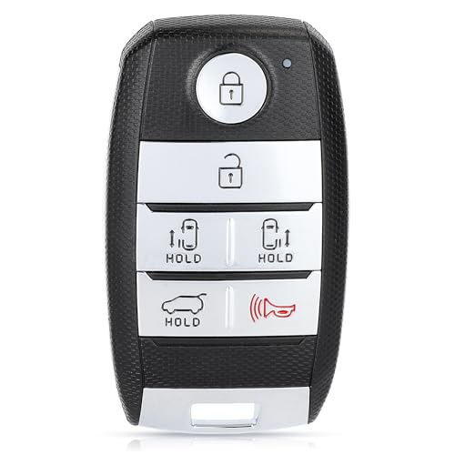 Keymall Keyless Entry Remote 6 Buttons Proximity Key Fob Replacement for Kia Sedona 2015 2016 2017 2018 2019 2020 2021(FCC:SY5YPFGE06 P/N:95440-A9300 ID47 Chip) - Image 1