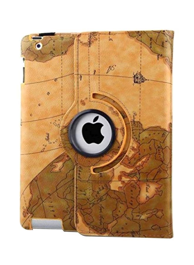 NIBEMINENT Rotatable Case Cover For Apple iPad 2/3/4 Beige - Image 1