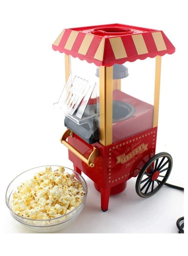 Classic Cart Electric Popcorn Maker - 1200 Watts - Stylish Hot Air Design - Healthy and Easy to Use - Image 1