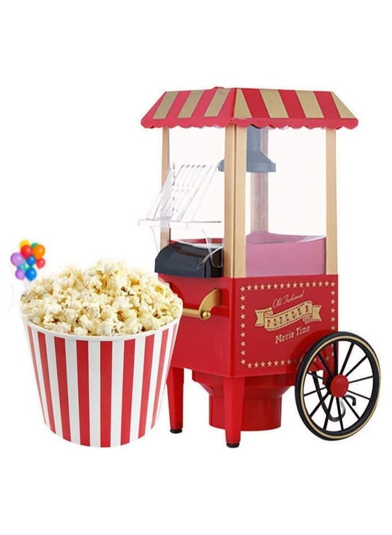 Classic Cart Electric Popcorn Maker - 1200 Watts - Stylish Hot Air Design - Healthy and Easy to Use - Image 3