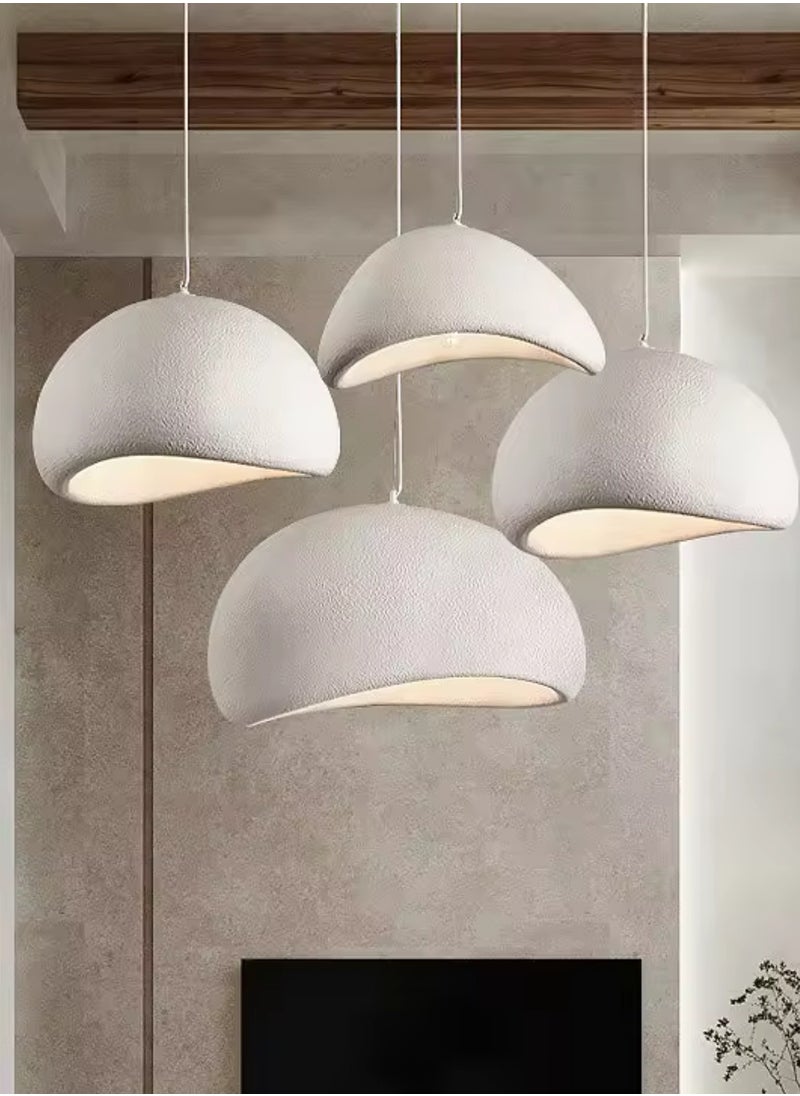 Generic - 50CM Ceiling Light Chandelier Japanese Wabi Sabi Design Rounded Mushroom Style Minimalist withE27 LED BULB INCLUDED - Image 1