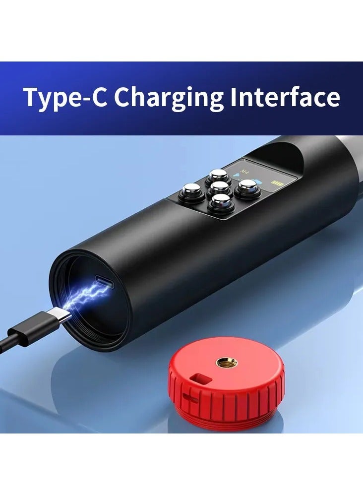 Jmary Handheld RGB Tube LED Video Light Built-in Rechargeable Battery Portable Photography Light with Adjustable Brightness Lighting Effects for Vlog Live Streaming Product Photography Portrait Studio - Image 3