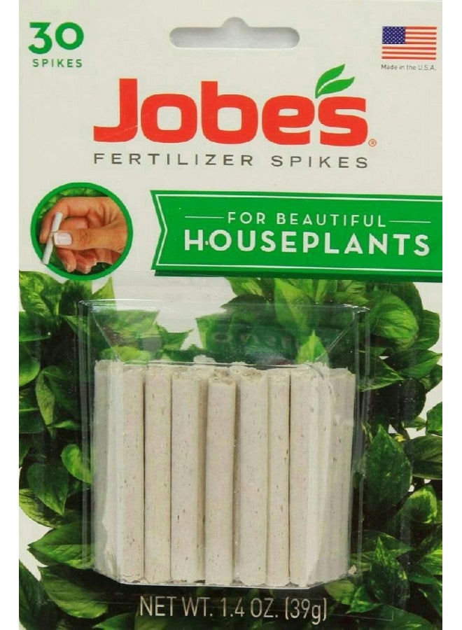 Easy Gardener Jobe's Indoor Beautiful Houseplants Fertilizer Food Spikes - 30 Pack - Image 1