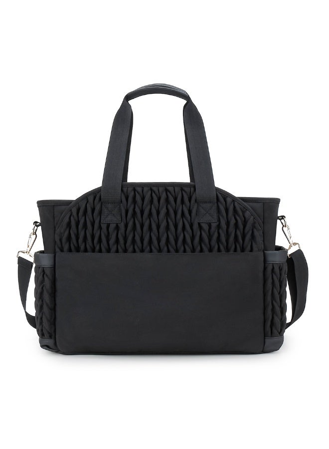 Little Story حقيبة ليتل ستوري نوفا مع حافظة اللهاية - أسود - Image 3