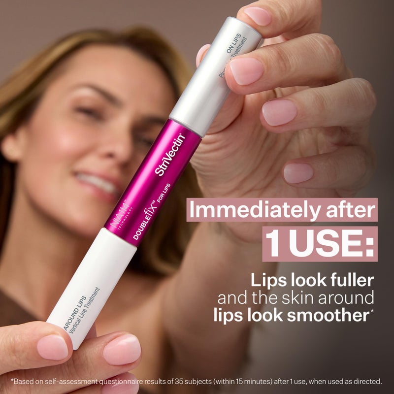 StriVectin DoubleFix for Lips 2-in-1 Lip Fix Plumping Treatment & Vertical Line Treatment - Image 2