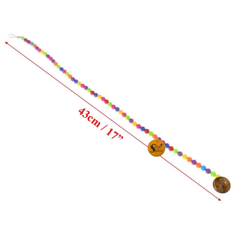 Sage Square إكسسوارات قفص الطيور المرحة (حلزوني - 43 سم) - Image 5