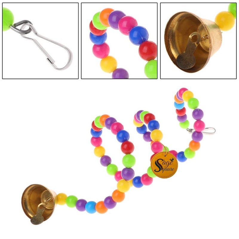 Sage Square إكسسوارات قفص الطيور المرحة (حلزوني - 43 سم) - Image 3