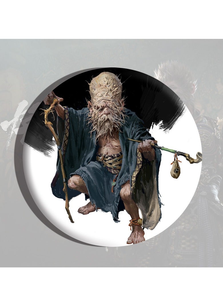 general Black Myth Wukong Game Peripheral Badge, Monkey King Monkey King Tinplate Bar Backpack Pendant Badge - Image 4