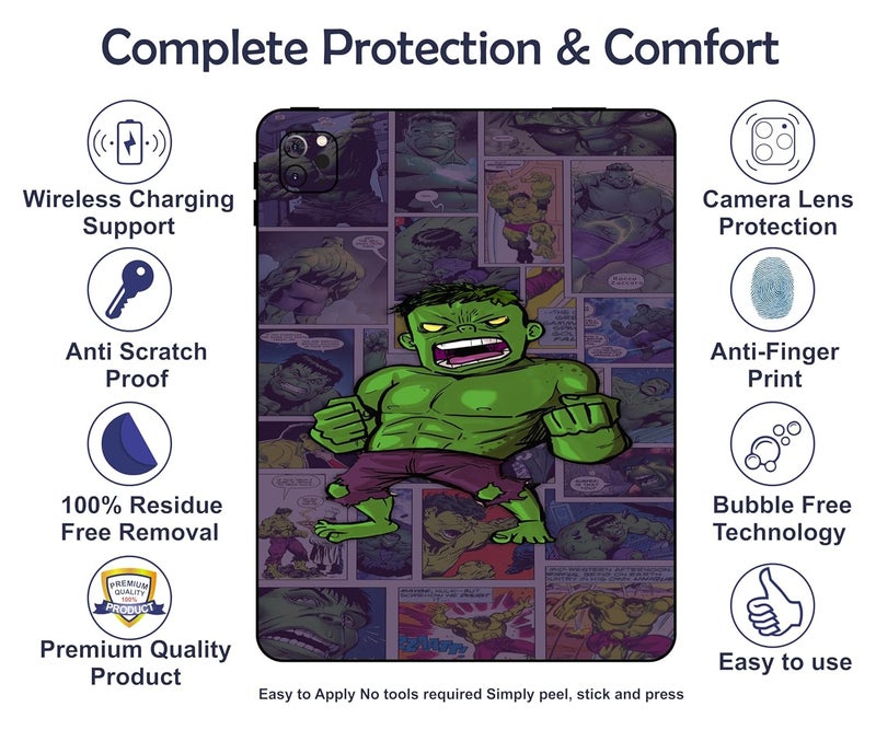 WRAP CRAFT Skin Compatible with iPad Pro 12.9 inch 6th Generation, 2022 Skin Revamp Your tablet's Style with This Protective & Fashionable Tablet Skin; DP-122 - Image 3