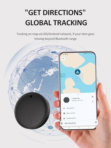 Lmrbelec Tracker Tags for Android & iOS, Key Finder Tracking Device Smart Tracker Tag for Luggage, Wallet, Bike, Bags - Both Works with Apple Find My & Google's Find Hub - 2 Pack - Image 4