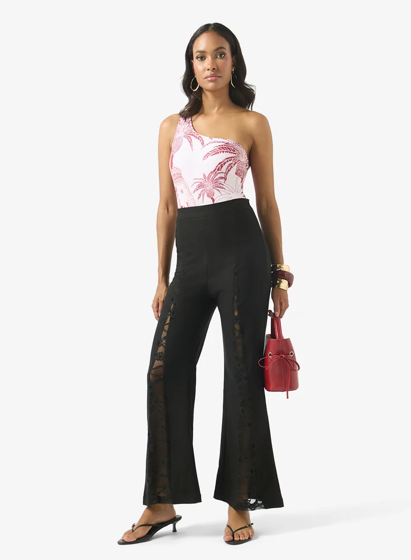 Soleira Pant With Lace Detail