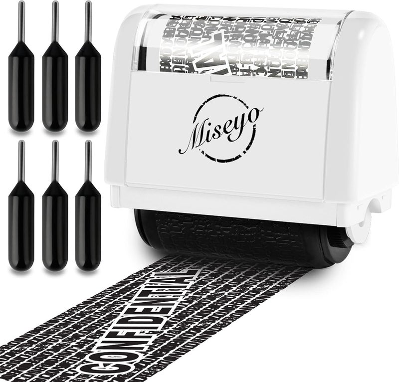 Miseyo Wide Roller Stamp Identity Theft Stamp Set - Image 1