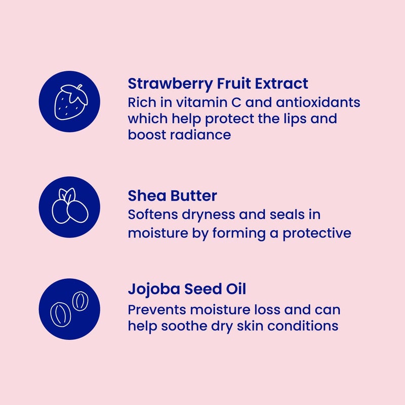 FaceTory Berry Jam Lip Sleeping Mask with Strawberry Fruit Extract and Shea Butter - for Softer Lips, for Dry, Cracked, and Chapped Lips, Moisturizing, Protecting, Nourishing - 10g - Image 3