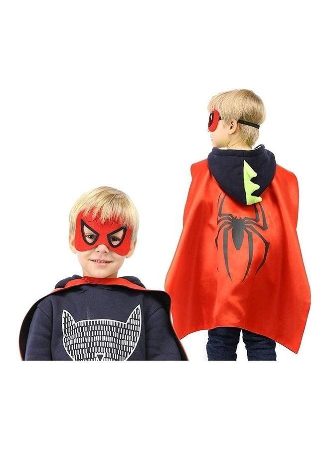 نيبمينينت طقم زي تنكري لشخصية سبايدرمان مكون من رداء وقناع One Size - Image 3