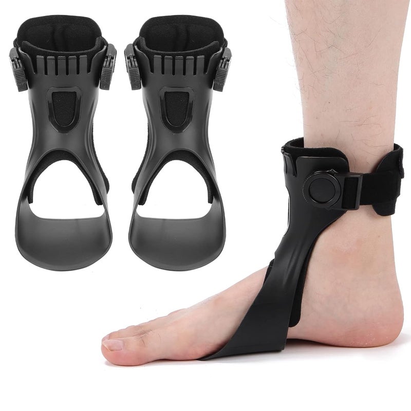 woobles Drop Foot Brace Orthosis Light Balance Foot Drop Orthosis for Hemiplegia Stroke Shoes Walking ((Right Foot XL)) (Right Foot XL) - Image 1