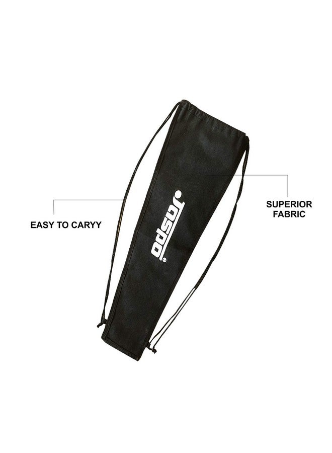 Jaspo Cosmo Ez 100 Nanotech I Carbon Fiber Badminton (Racquet + Bag, Navy Blue) - Image 3