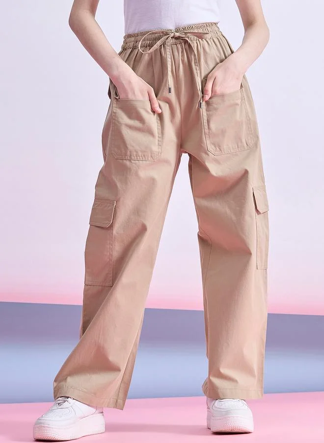 ستايلو بج بنطال كارجو قطن للبنات