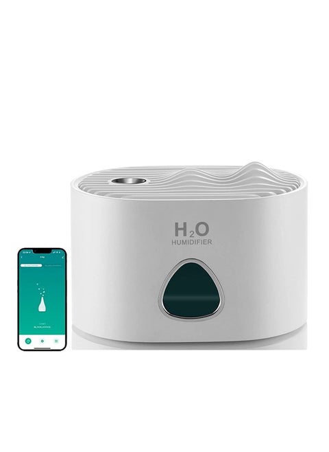 460ml Type-c Bedroom Humidifier Air Humidifier with 7 Color Lights+2 Modes 2W White