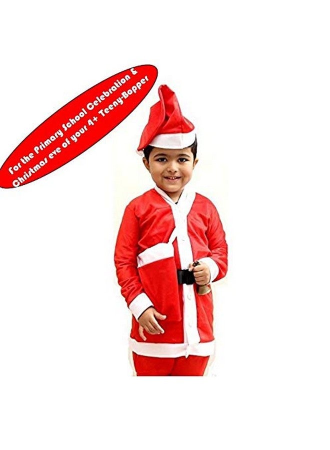 MOBISON Santa Claus Dress Costume for Boys Girls Kids (4-5 Years) by Mobison - Image 1