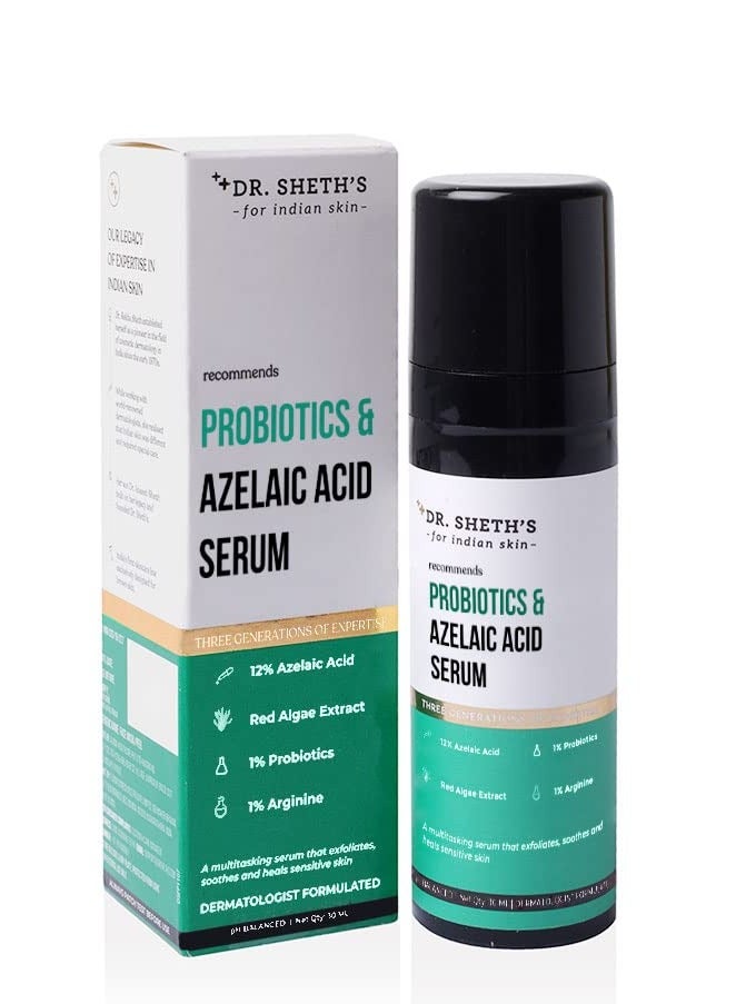 Dr. Sheth's Probiotics & Azelaic Acid Serum For Highly Sensitive Skin 30 mL - Image 1