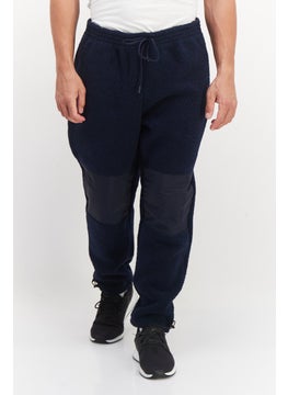 Men Regular Fit Lead Sherpa Pants, Navy