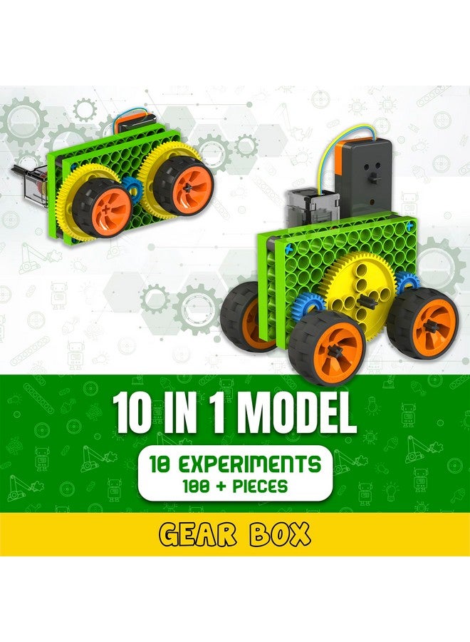 Blix Robotix - Gears Box, Science Kit, Educational DIY Building Set, Construction Toys, STEM Toys for 9+ Years Boys and Girls - Image 2