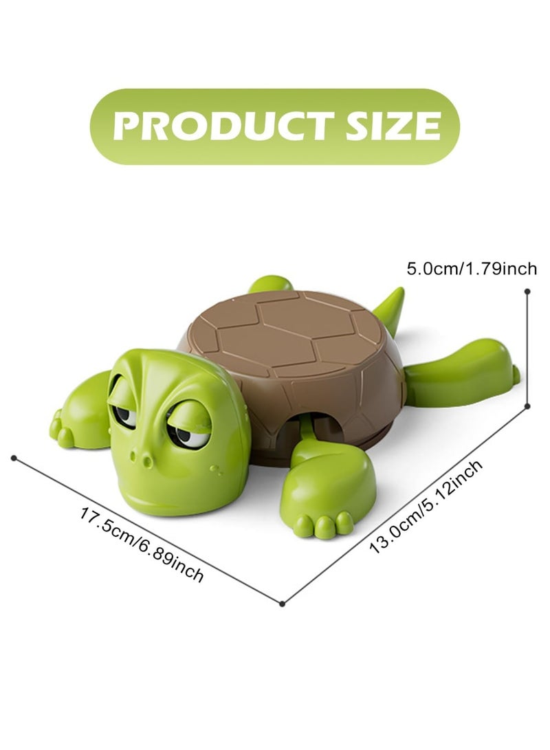 Chabeia Turtle Cup Coaster, Funny Coasters Holder with Liftable Limbs Expressive Face，Turtle Coasters，Unique Gift for Turtle Lovers (Green & Pink) - Image 3