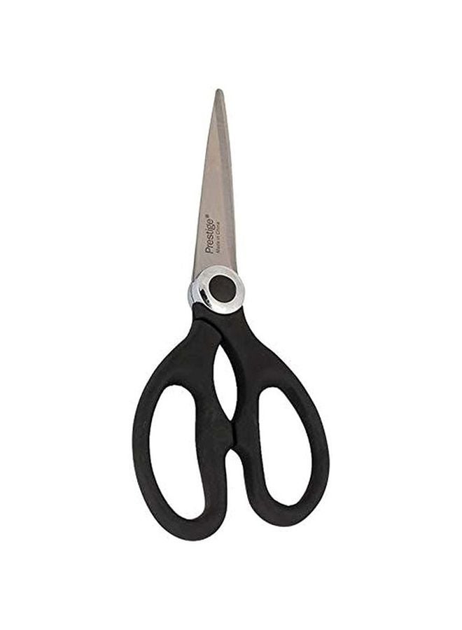 Prestige Kitchen Scissors Silver/Black 284x116x14mm - Image 1