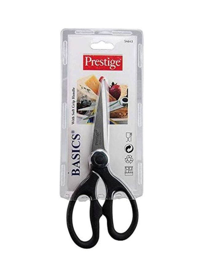 Prestige Kitchen Scissors Silver/Black 284x116x14mm - Image 3