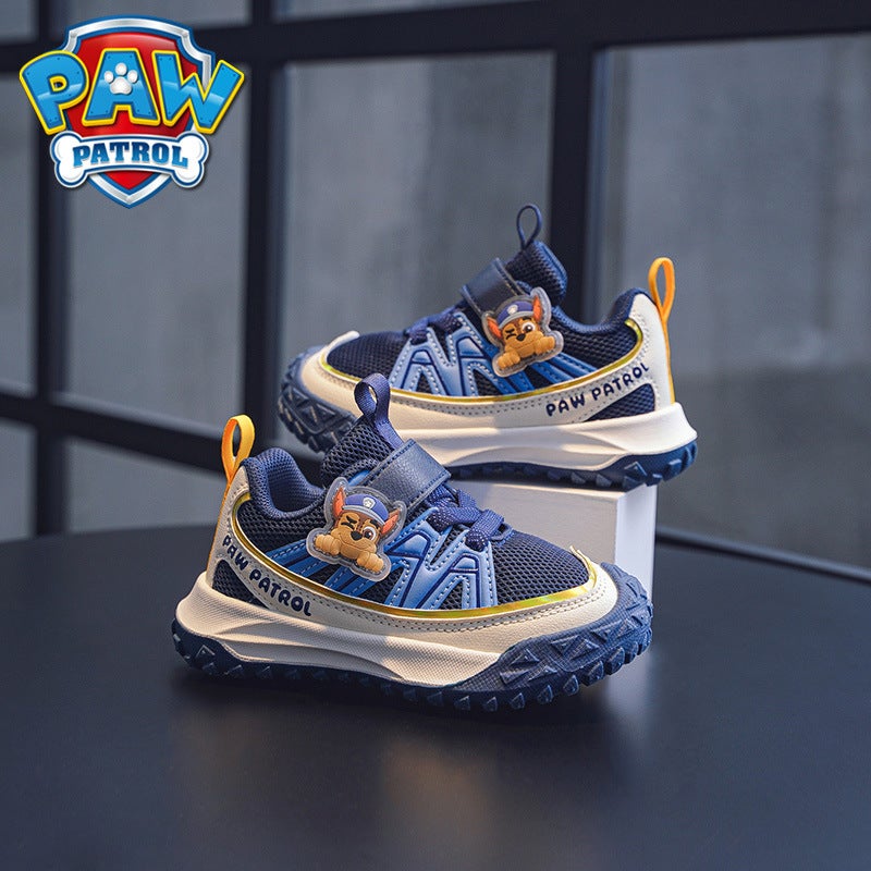 Wangwang Team Girls' Shoes Baby Toddler Shoes 2023 Autumn New Lightweight Baby Soft Sole Shoes Children'S Functional Shoes - Image 2