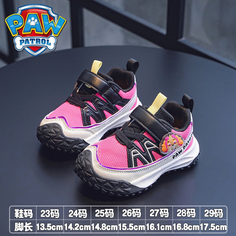 Wangwang Team Girls' Shoes Baby Toddler Shoes 2023 Autumn New Lightweight Baby Soft Sole Shoes Children'S Functional Shoes - Image 4