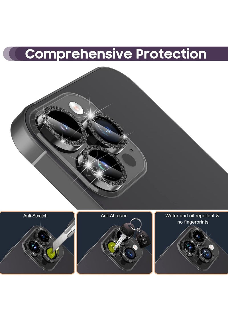 KASTWAVE Camera Lens Protector for iPhone 14 Pro / 14 Pro Max, 9H Tempered Glass Camera Cover Screen Protector - Image 4