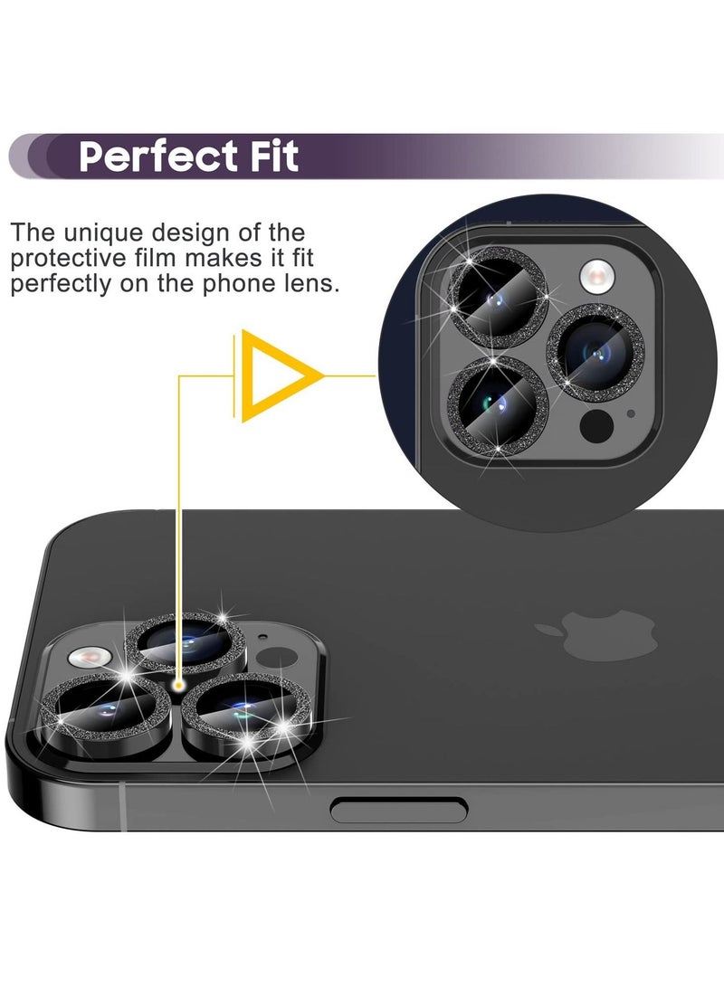 KASTWAVE Camera Lens Protector for iPhone 14 Pro / 14 Pro Max, 9H Tempered Glass Camera Cover Screen Protector - Image 5