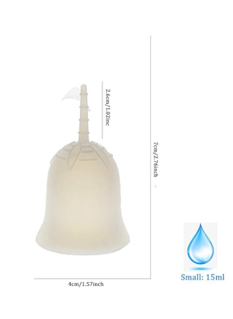 ANYTIME - Anytime Menstrual Cup - Feminine Hygiene Lady Cup Menstrual Cup Reusable Medical Grade Silicone for Women Menstruation Collector, Menstrual Cup Xs (Clear, Small) - Image 1