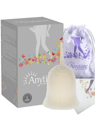 Anytime Menstrual Cup - Feminine Hygiene Lady Cup Menstrual Cup Reusable Medical Grade Silicone for Women Menstruation Collector, Menstrual Cup Xs (Clear, Small) - pzsku/ZF8D85D280C373BF85293Z/45/1743604891/62306b8d-2a07-437a-8326-cb09402c5559