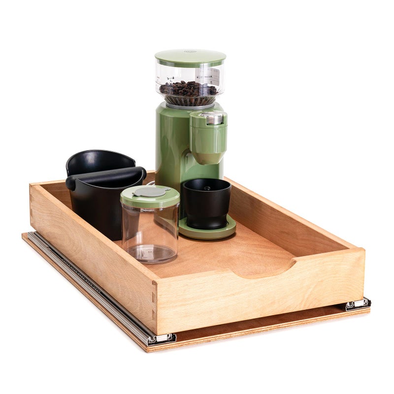 SITOO Pull Out Drawers for Kitchen Cabinets Pull Out Cabinet Organizer Fully Assembled Wood Cabinet Pull Out Drawer Fast and Easy DIY Installation 11W x 21D