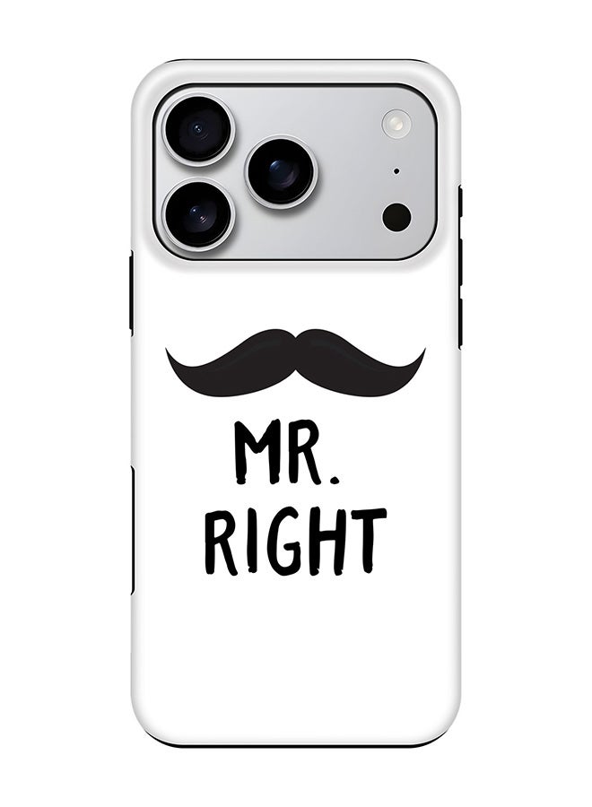 Stylizedd Tough Pro Magnetic Case for iPhone 17 Pro, Dual Layer hybrid PC + TPU Mobile Cover Matte - Mr. Right